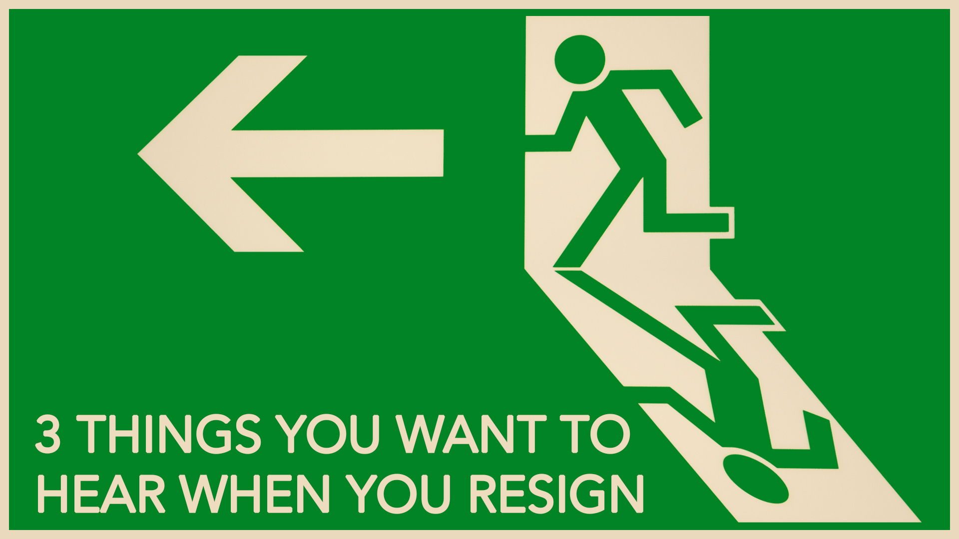 resign